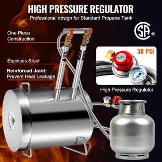 Forja Propano Acero Inoxidable 12kg