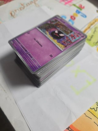 Lote 105 Cartas Pokémon Variadas Buen Estado