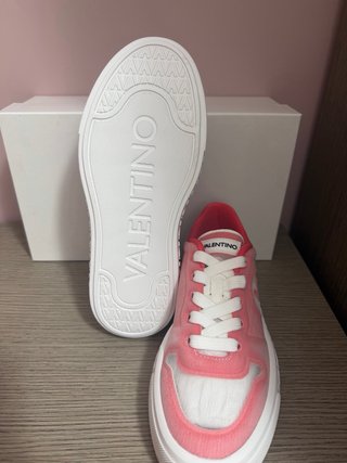 Scarpe Valentino Rosa e Bianche