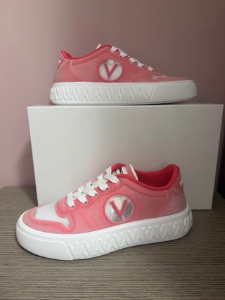 Scarpe Valentino Rosa e Bianche