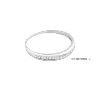 anillo oro 18k con piedra con circonita