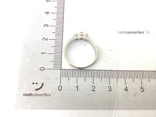 anillo plata 925mm con piedra con diamante de laboratorio