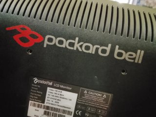 Monitor Packard Bell Negro