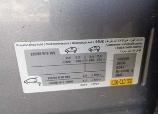 Peugeot 468638 refuerzo paragolpes del 3008 active