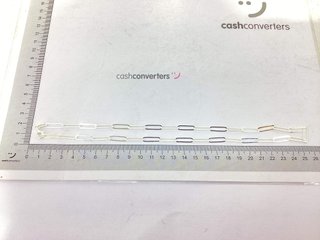 collar plata 925mm 25cm