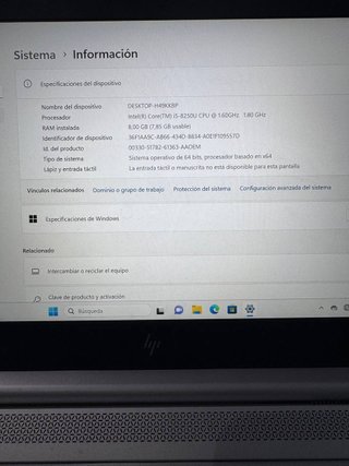 Ordenador portátil HP Elitebook i5 8 Generación