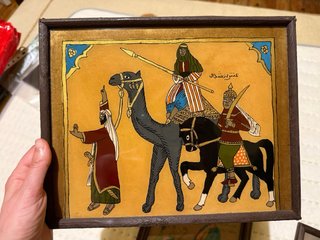 Dipinti arabi su vetro - Set di 6