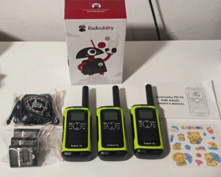 Radioddity Walkie Talkie PR-T8 (3 unidades)