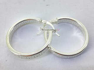 argollas plata 925mm