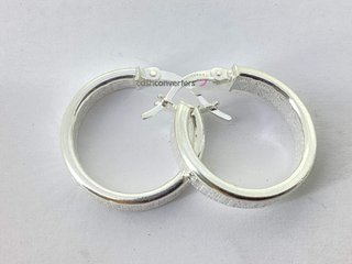 argollas plata 925mm