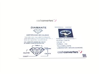 anillo plata 925mm con piedra con diamante de laboratorio