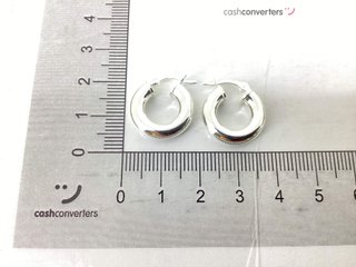 argollas plata 925mm