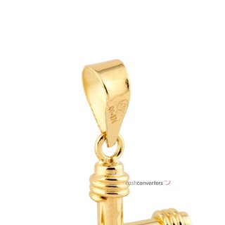 crucifijo oro 18k