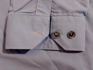 Camisa Vogue azul técnico talla XL