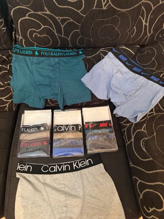 Packs de Boxers de Marca (Nike, CK, Polo)