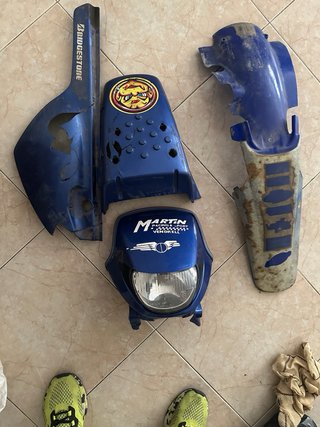 Derbi Senda Enduro Roja y Amarilla