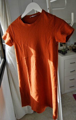 Vestido Zara punto manga corta Talla S