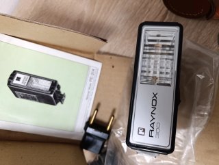 Flash Raynox 300  funda , filtros  cámara  Vintage
