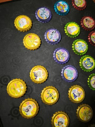 Lote 36 Tazos Yu-Gi-Oh! Chaps Matutano 2004