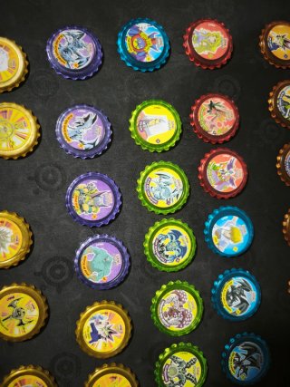 Lote 36 Tazos Yu-Gi-Oh! Chaps Matutano 2004