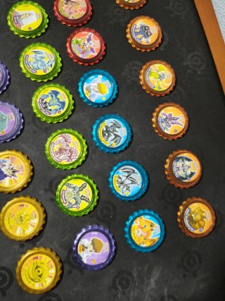 Lote 36 Tazos Yu-Gi-Oh! Chaps Matutano 2004