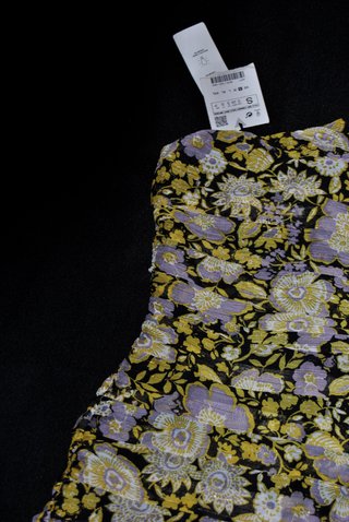 Vestido Zara Tulle Un Hombro Talla M