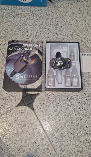 Cargador Coche Starlight 5 en 1