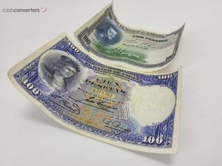 objetos insolitos españa billetes antiguos