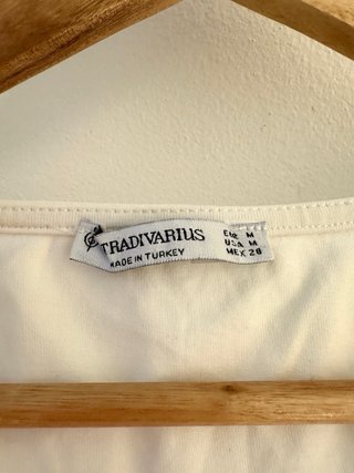 Top Corset Stradivarius branco - Y2K style