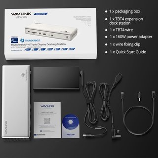 Wavlink Thunderbolt 4 Dock 13‐en‐1 8K 98W