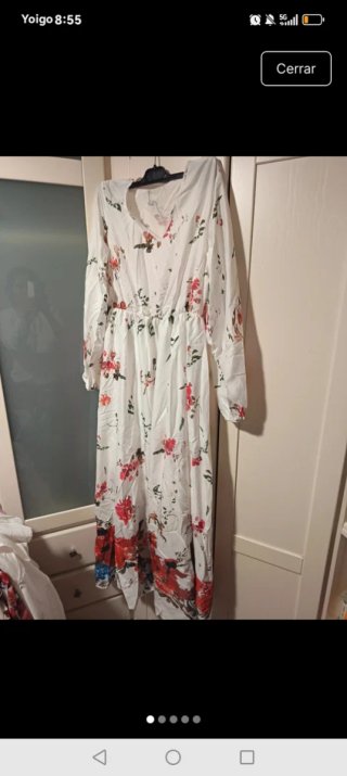 Vestido de verano floral rojo