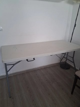 Mesa y banco plegables para picnic