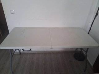 Mesa y banco plegables para picnic