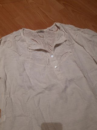 Camisa blanca ibicenca talla L/XL