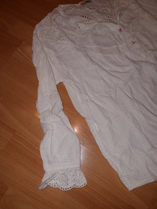 Camisa blanca ibicenca talla L/XL