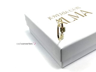 anillo oro 18k con piedra con circonita