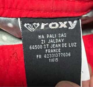 Bañador Roxy Boardshort Negro/Rojo Talla S