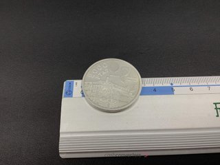 moneda plata 925mm