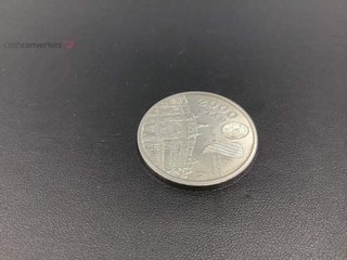 moneda plata 925mm