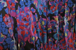 Vestido Zara mini drapeado manga larga