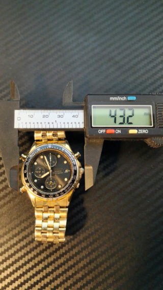 Reloj Seiko Quartz Chronograph Alarm Vintage 1990s