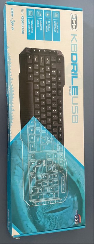 Teclado 3GO USB Nero/Blu