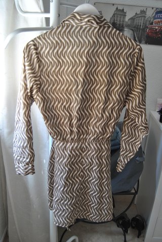 Vestido Zara camisero estampado talla XS