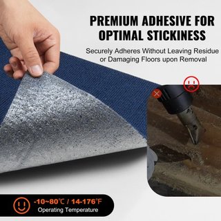 Piastrelle per moquette autoadesive, piastrelle quadrate da 24 x 24 pollici, piastrelle in moquette morbide e imbottite, facile installazione fai-da-te per camera da letto, soggiorno, interni ed esterni...