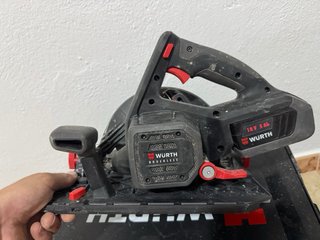 Sierra Circular Wurth a Batería + Accesorios