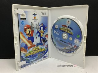 mario & sonic en los juegos de invierno wii