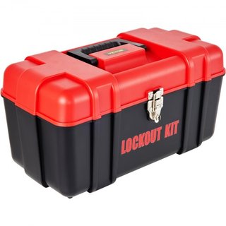 42 PCS Kits de Bloqueo y Etiquetado, Kit de Seguridad Eléctrica Loto Incluye Candados, 5 Tipos de Bloqueos, Hasps, Etiquetas y Cuerdas, Caja, Herramientas de Seguridad de Bloqueo para la Eliminaci...