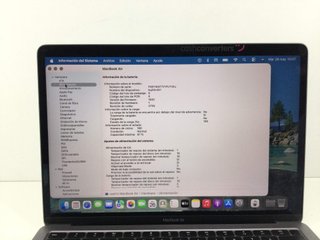 portatil apple apple macbook air m1 8-core 3.2/7 13 (2020) (a2337)