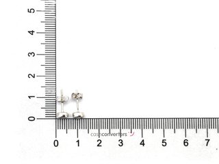pendientes oro 18k con piedra con diamante