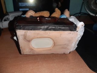 Porta monete in ceramica bebè con orsetto